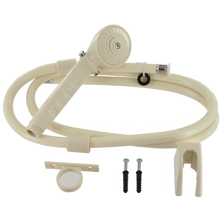 Valterra SHOWER HEAD KIT, TRICKLE SHUT-OFF, 60IN HOSE, BISCUIT PF276025